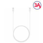 samsung typec to typec pd cable 3a white 3
