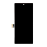 Google Pixel 6 OLED Assembly +Frame - Black (ORIGINAL SIZE | OF+)