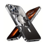 Premium Clear TPU Magsafe Design Case For iPhone 14 - Black