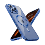 Premium Clear TPU Magsafe Design Case For iPhone 15 - Blue