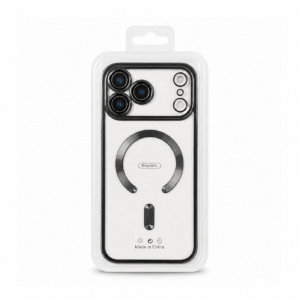 premium clear tpu magsafedesign case iphones black packaging