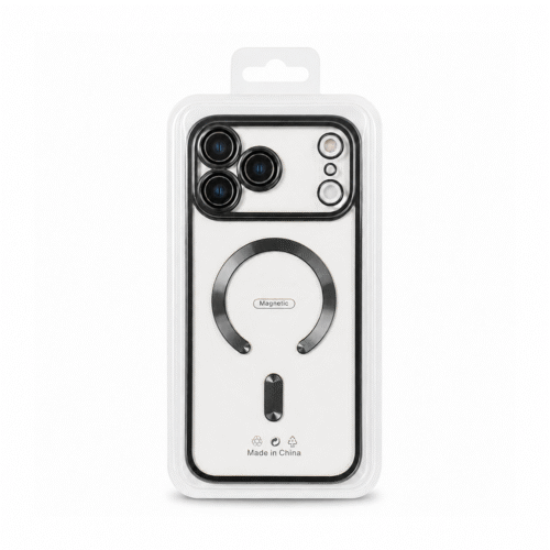 premium clear tpu magsafedesign case iphones black packaging