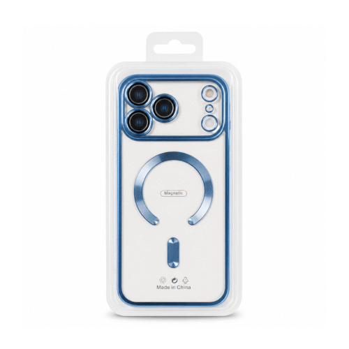 premium clear tpu magsafedesign case iphones blue packaging