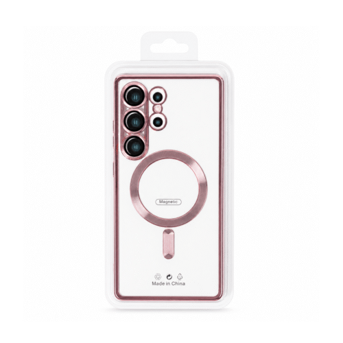 premium clear tpu magsafedesign case samsungs pink packaging