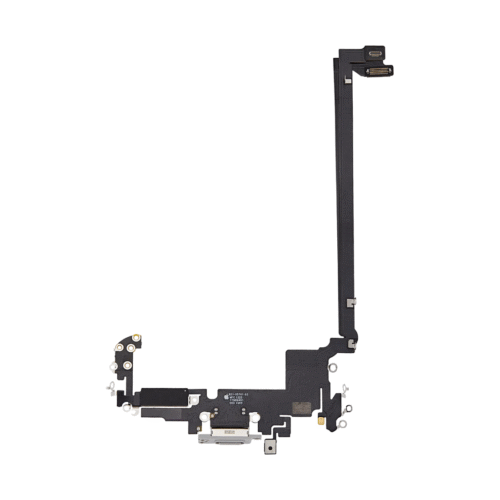 iPhone 17 Pro Max Charging Port Flex Cable – Silver (eSim Version)