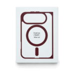 Evo Crystal Magsafe Case For iPhone Duo - Burgundy