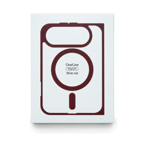 Evo Crystal Magsafe Case For iPhone Duo - Burgundy